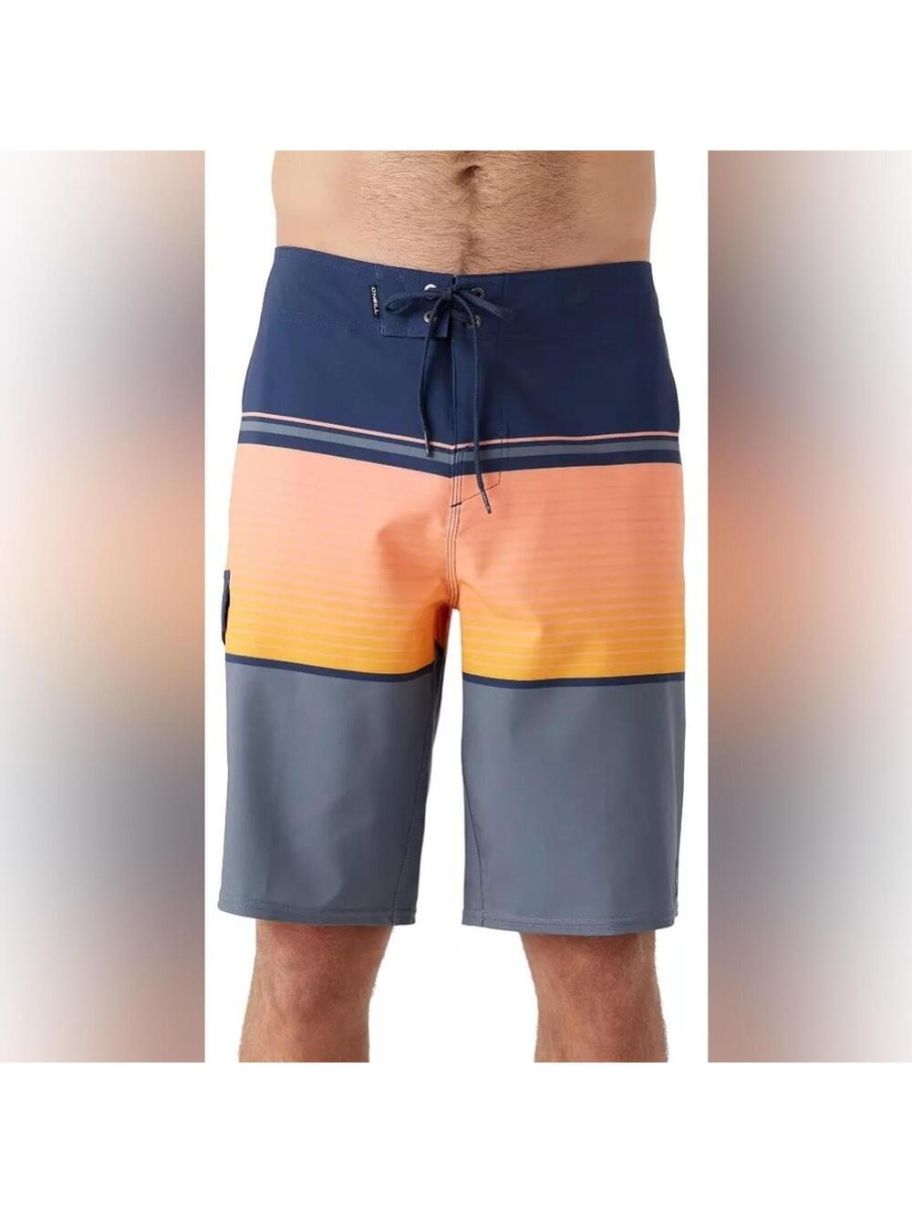 O'Neill Lennox Stripe 21" Men's Boardshorts. NWT!